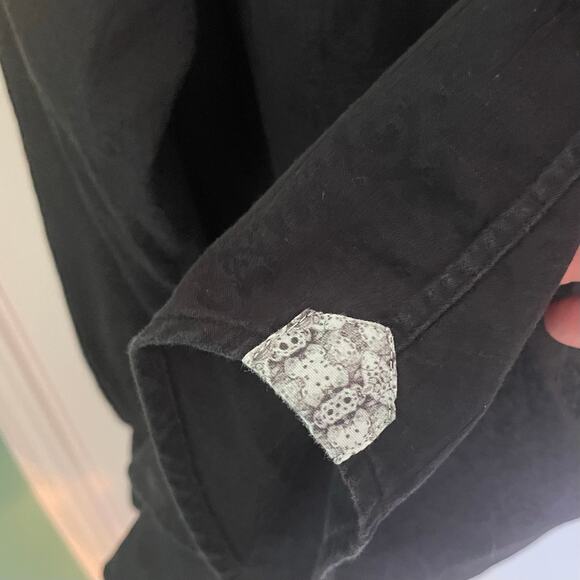 Robert Graham Black Paisley Long Sleeve Button Down Cotton Men's Shirt Medium - Picture 7 of 10